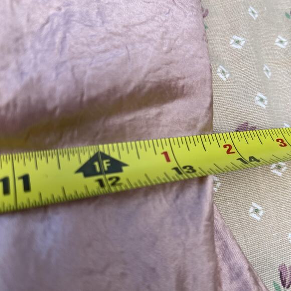 & Other Stories Dress Womens 8 Pink Satin Wrap Midi Crinkle A Line Shiny NWT - Picture 7 of 8